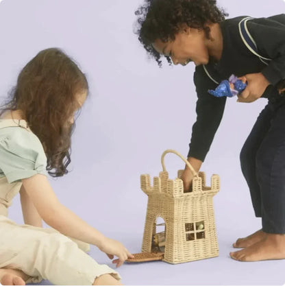 Castle Cabas Toy Storage Bag for Kids WEM Support (www.WEM.support)