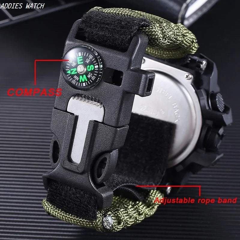 Waterproof LED Military Sports Watch WEM Support (www.WEM.support)