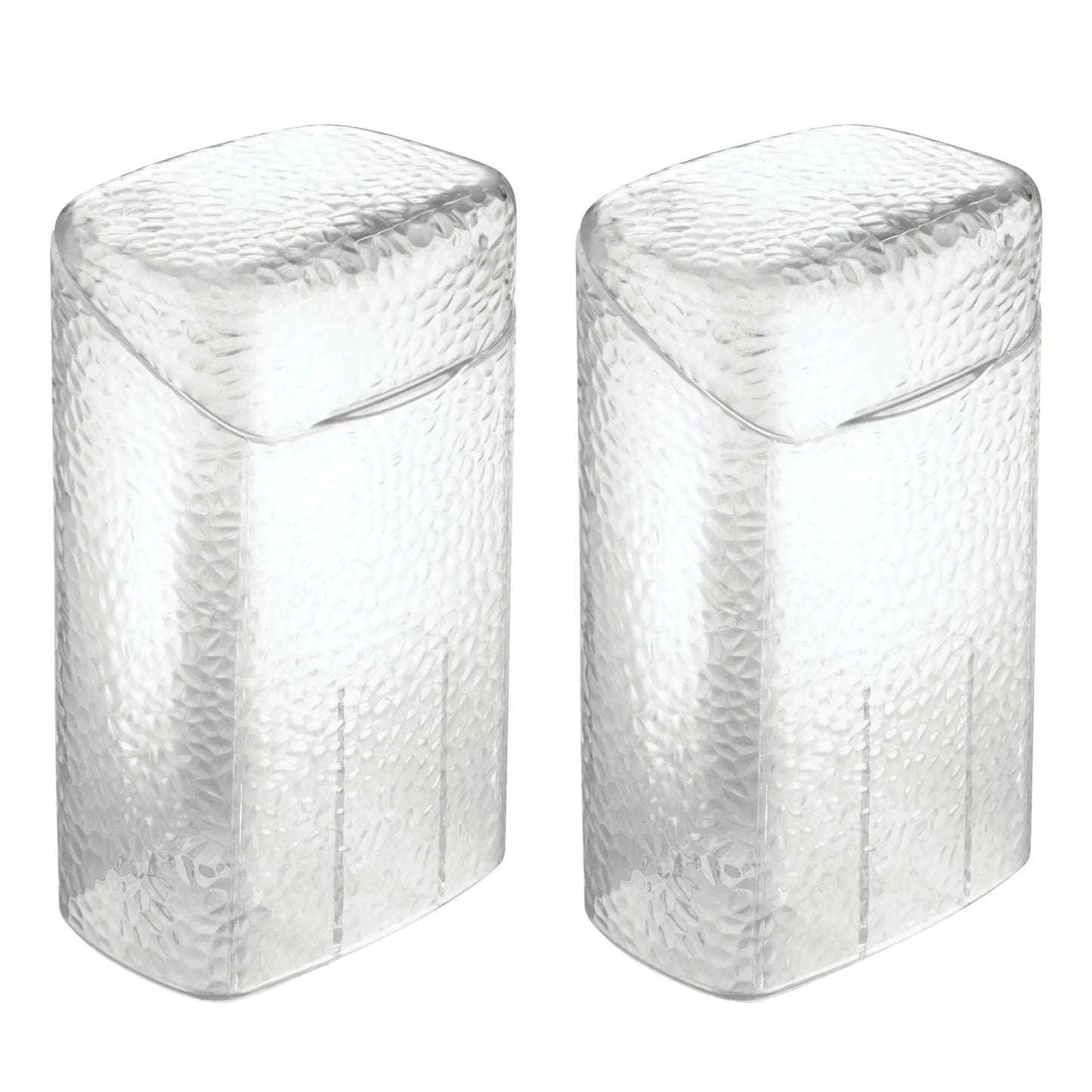 iDesign 53450 Rain Portacepillos de Dientes Centro Dental para Pasta de Dientes, Cepillo de Dientes Eléctrico, Irrigador Bucal, Organizador de Encimera de Baño Transparente HejK.com