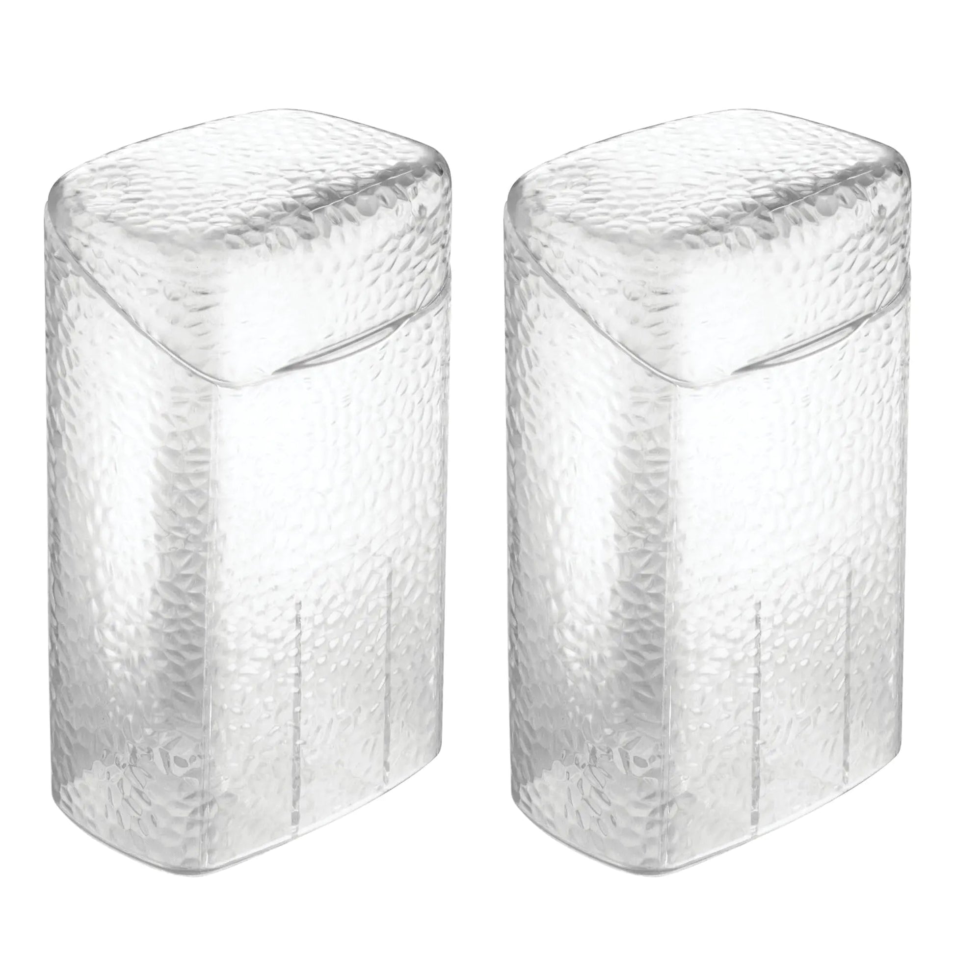 iDesign 53450 Rain Portacepillos de Dientes Centro Dental para Pasta de Dientes, Cepillo de Dientes Eléctrico, Irrigador Bucal, Organizador de Encimera de Baño Transparente HejK.com