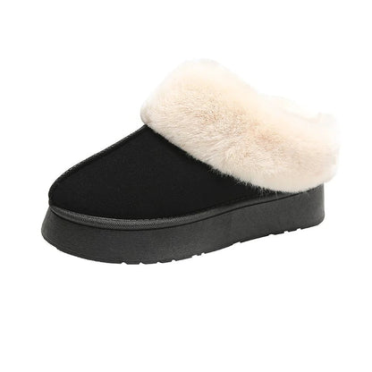 Women's Fashionable Fluffy Fur Slippers WEM Support (www.WEM.support)