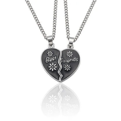 Star Moon Best Friend Pendant Necklace Set WEM Support (www.WEM.support)