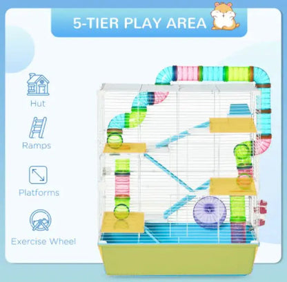 Hamster Cage w/Tube And Tunnel HejK.com