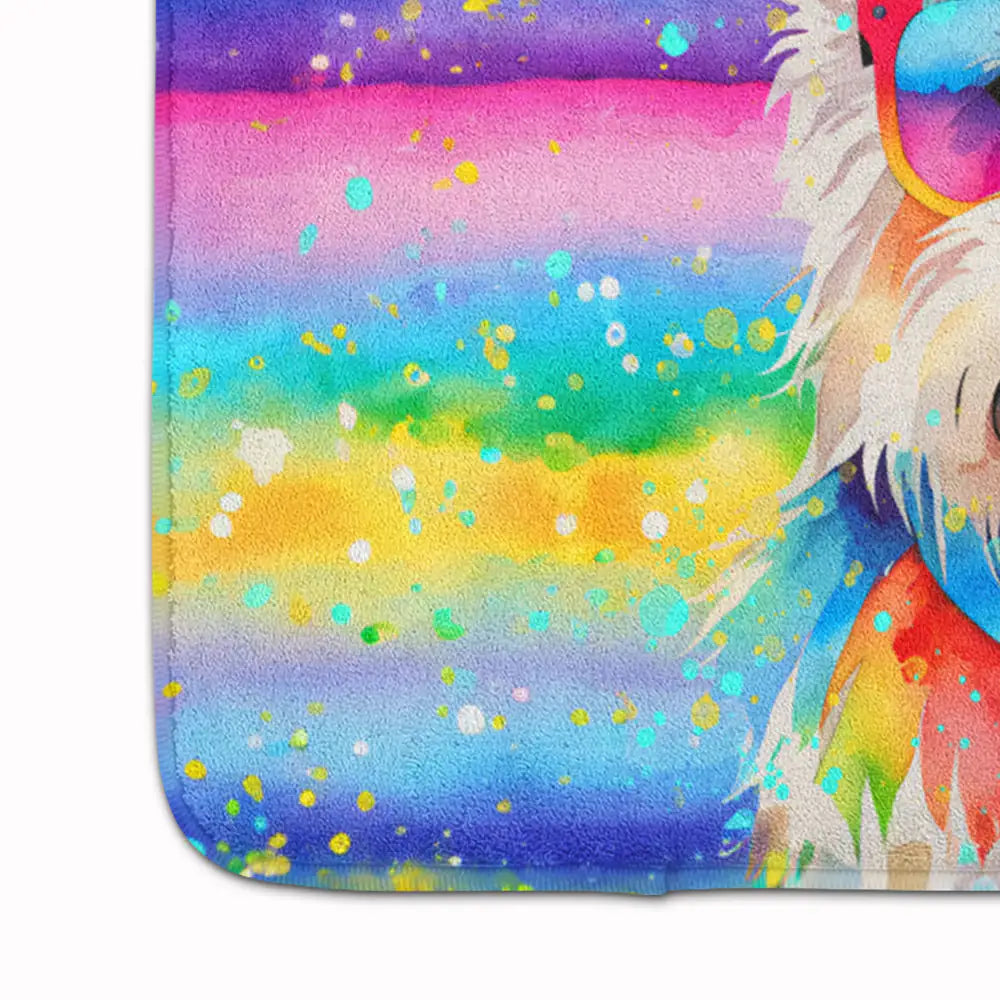 Westie Hippie Dawg Memory Foam Kitchen Mat WEM Support (www.WEM.support)