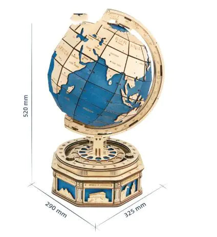 Wooden Globe WEM Support (www.WEM.support)