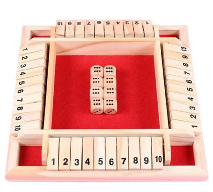 Ultimate Shut The Box Board Game WEM Support (www.WEM.support)