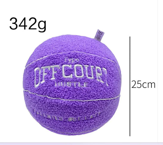 Basketball Pillow Plush Doll WEM Support (www.WEM.support)