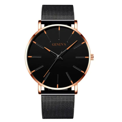Minimalist Men's Fashion Ultra Thin Watch WEM Support (www.WEM.support)