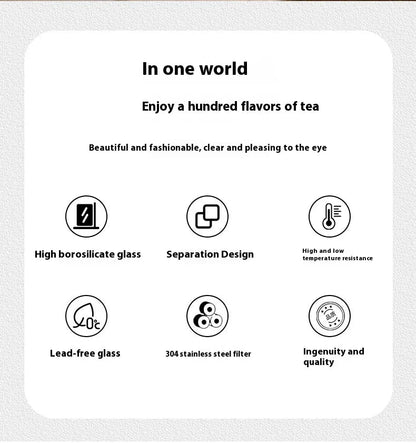 Teapot Separation Cup Tea Set WEM Support (www.WEM.support)