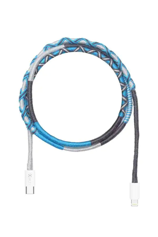 I-XTECH Ix-Uc009-Blu Lotus Type-C To Lightning 1 m Cable, White WEM Support (www.WEM.support)