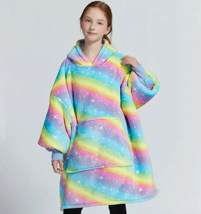 Women's Hooded Pullover Sweater Blanket WEM Support (www.WEM.support)