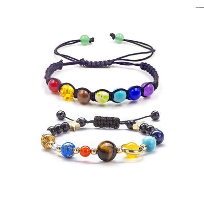 Lava Rock 7 Chakras Bracelet WEM Support (www.WEM.support)