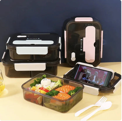 Microwaveable Plastic Bento Box WEM Support (www.WEM.support)