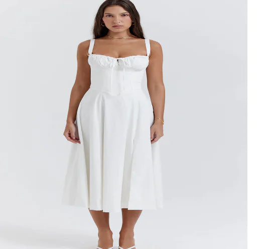 Vestido Elegante Parisino - Maxi Floral con Corsé HejK.com Marketplace LLC