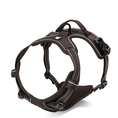 Truelove Adjustable Reflective Nylon Dog Harness WEM Support (www.WEM.support)