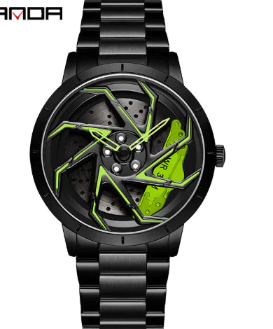 Men 3D Real Wheel Watches WEM Support (www.WEM.support)