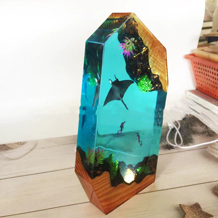 Marine Resin Table Lamp HejK.com