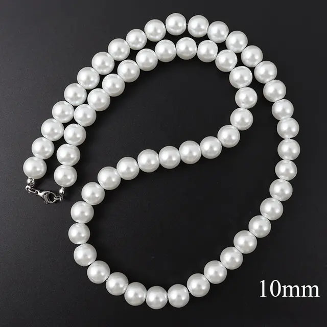 Handmade Imitation Pearls Necklace Set WEM Support (www.WEM.support)