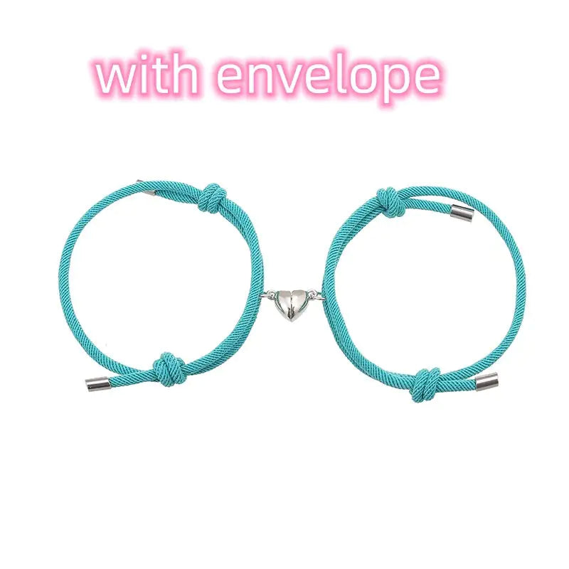Simple Nylon Love Magnetic Bracelet WEM Support (www.WEM.support)