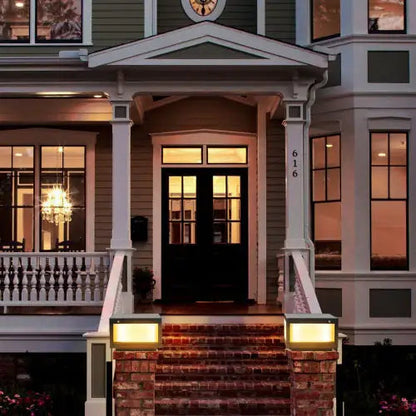 Solar Wall Light With Dimmable LEDs Unavailable Platforms- Temu WEM Support (www.WEM.support)