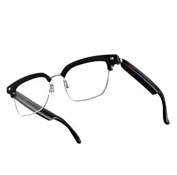 Óculos Inteligentes com Microfone Integrado, Alto-falantes, Toque e Assistente de Voz para Música WEM Support (www.WEM.support)