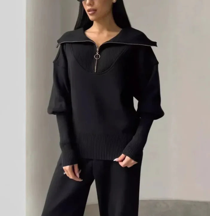 Women’s Sporty Zipper Suit WEM Support (www.WEM.support)