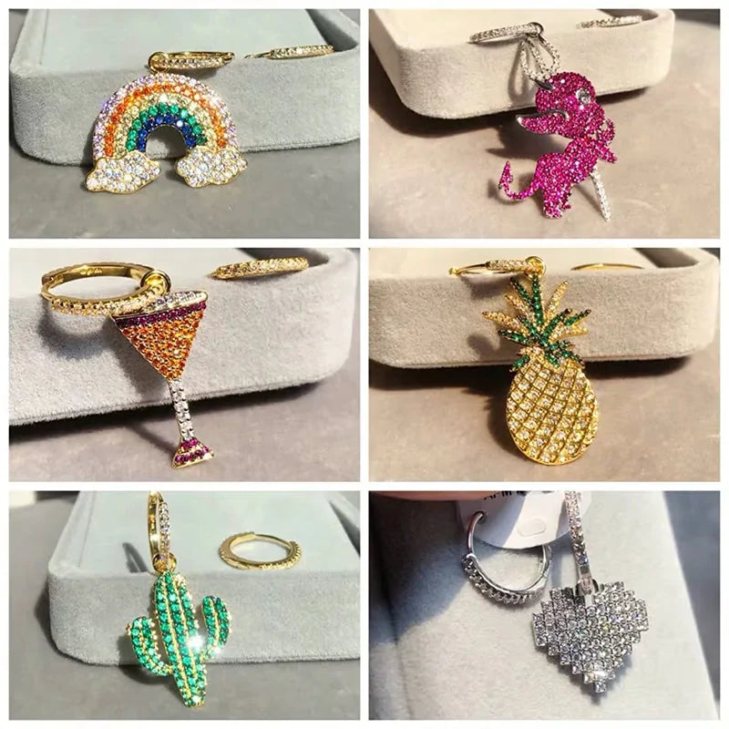 Rainbow Earrings WEM Support (www.WEM.support)