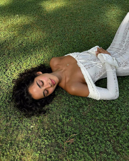 Off-Shoulder Flared Sleeve Sheath Dress