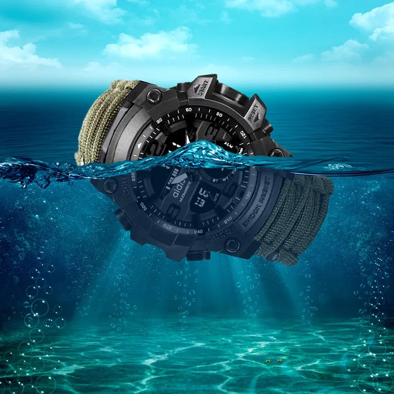 Waterproof LED Military Sports Watch WEM Support (www.WEM.support)