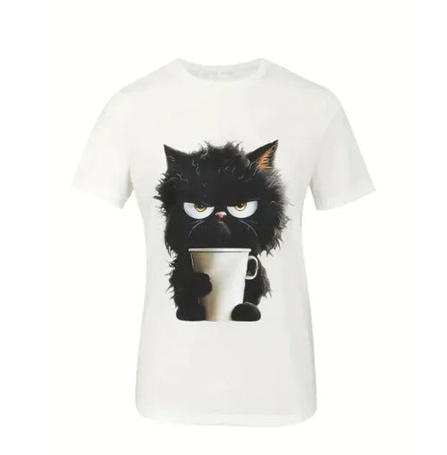 Animal Print Loose-Fit T-Shirt WEM Support (www.WEM.support)