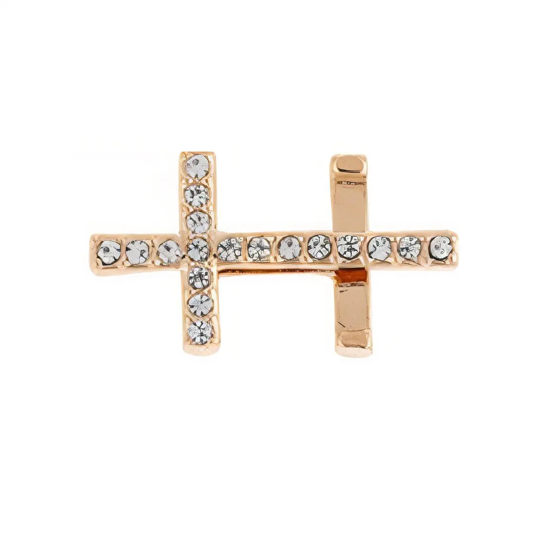 Pavé Cross Charm WEM Support (www.WEM.support)