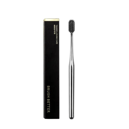 Gold-Plated Soft-Bristle Toothbrush WEM Support (www.WEM.support)