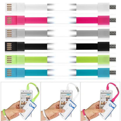 Outdoor Colorful Mini Micro USB Bracelet Charger WEM Support (www.WEM.support)