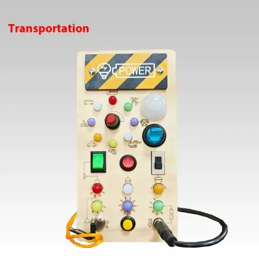 Wooden LED Board Toy WEM Support (www.WEM.support)