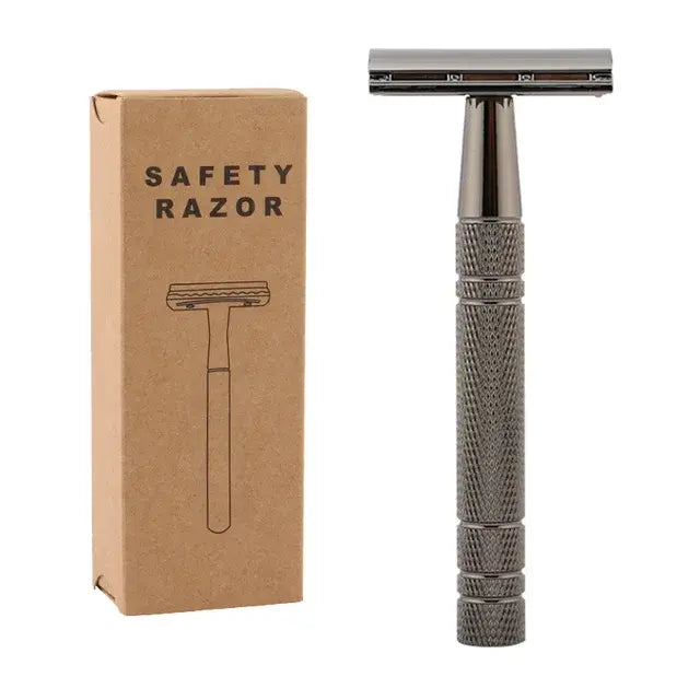 Aluminum Double Edge Safety Razor Classic Shaving Tool WEM Support (www.WEM.support)