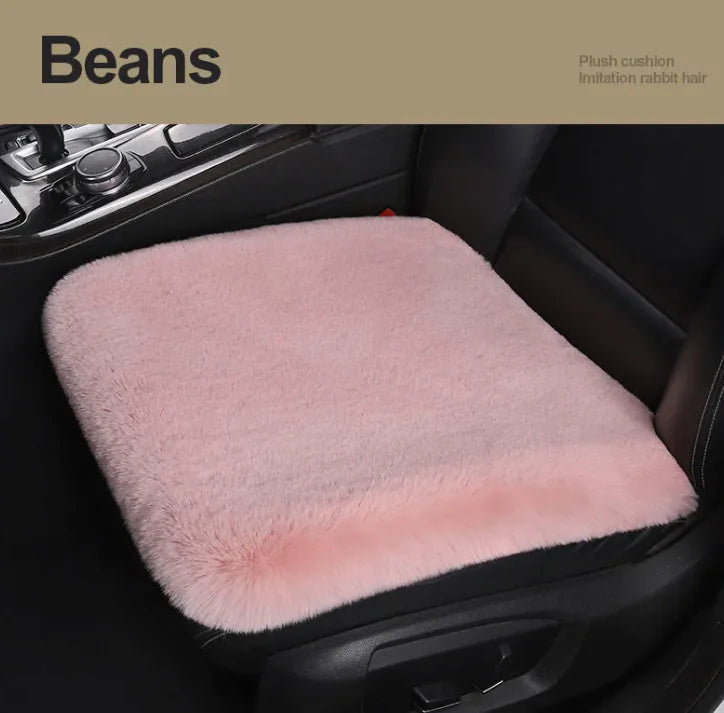 Car Seat Winter Plush Cushion WEM Support (www.WEM.support)