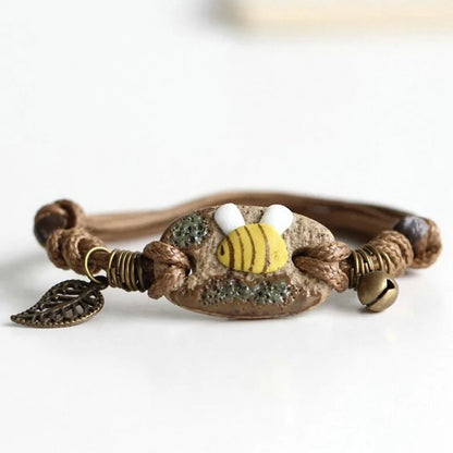 Ceramic Bee Bracelet WEM Support (www.WEM.support)