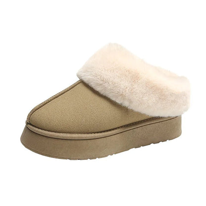 Women's Fashionable Fluffy Fur Slippers WEM Support (www.WEM.support)