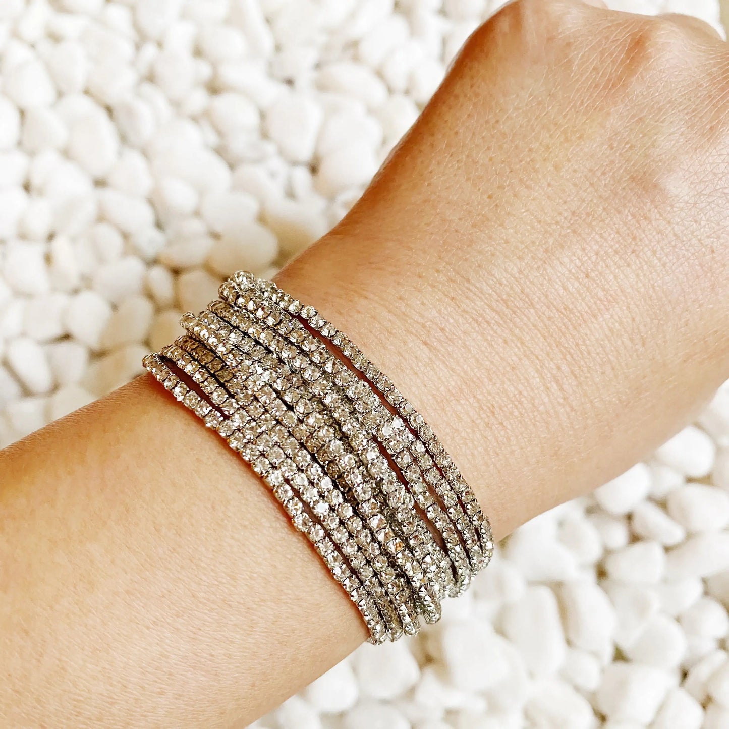 Strands Of Shine Stretch Bracelet Set WEM Support (www.WEM.support)