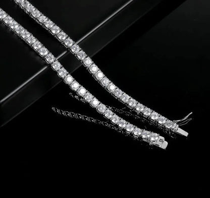 925 Silver Four - Claw Necklace - Catch Cards