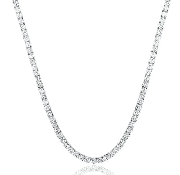 925 Silver Four - Claw Necklace - Catch Cards