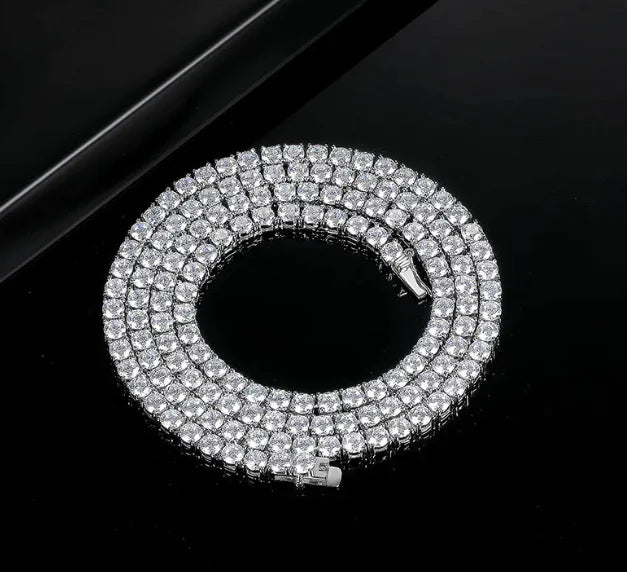 925 Silver Four - Claw Necklace - Catch Cards