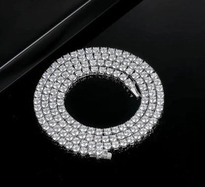 925 Silver Four - Claw Necklace - Catch Cards