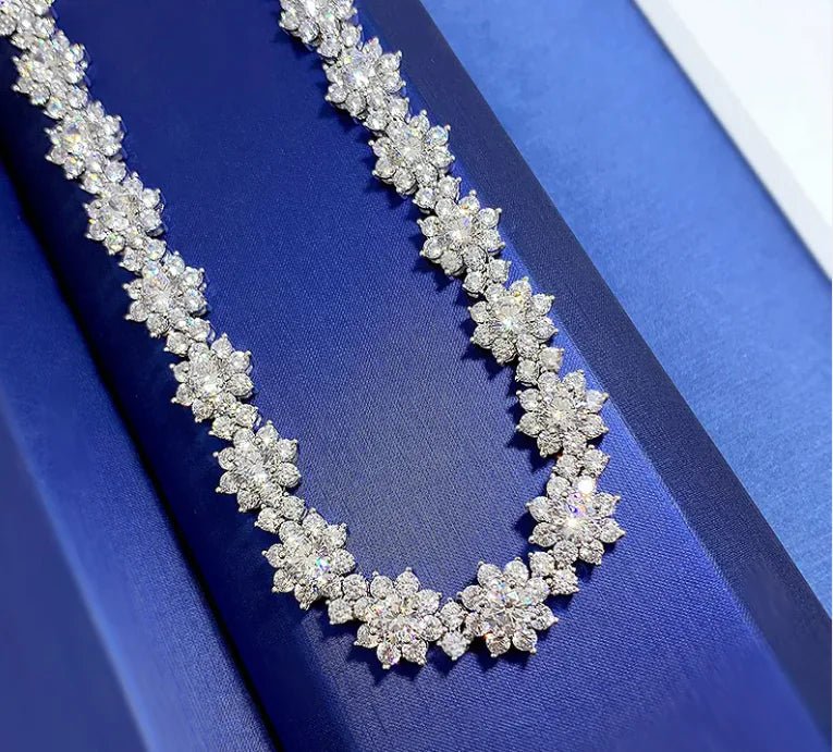 925 Sterling Silver Sunflower Necklace - Catch Cards