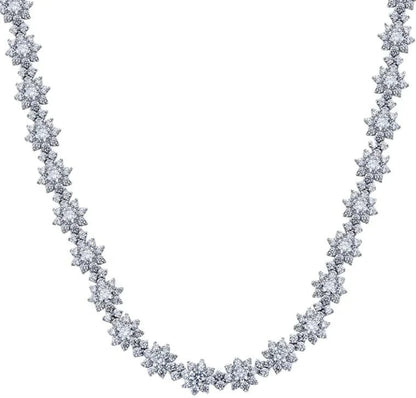 925 Sterling Silver Sunflower Necklace - Catch Cards