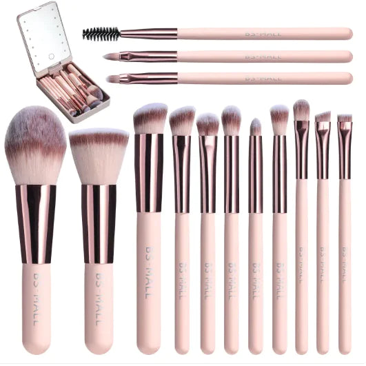 Makeup Brushes with Luminous Mirror WEM Support (www.WEM.support)