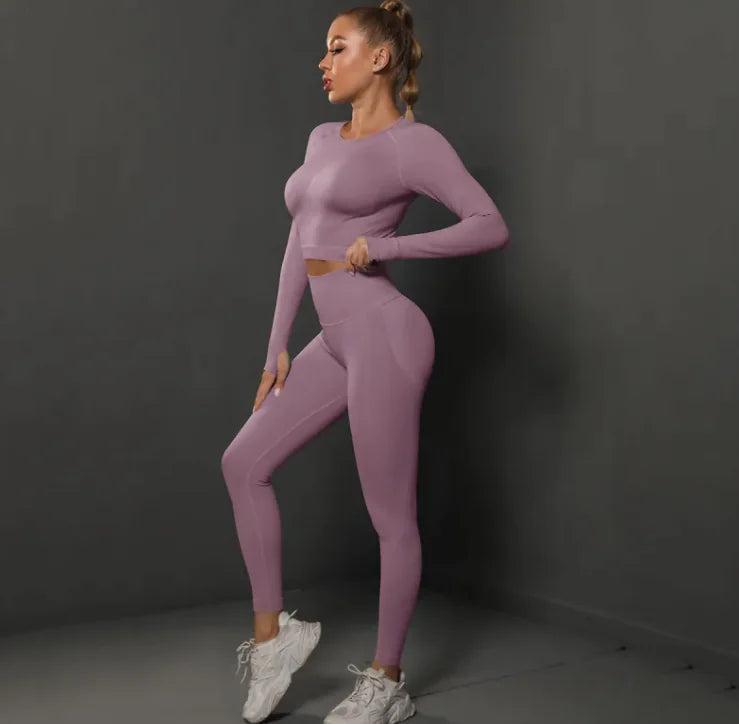 Knitted Yoga Pants Suit WEM Support (www.WEM.support)