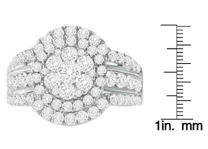 14k White Gold 2ct TDW Diamond Engagement Ring (H-I,SI2-I1) WEM Support (www.WEM.support)