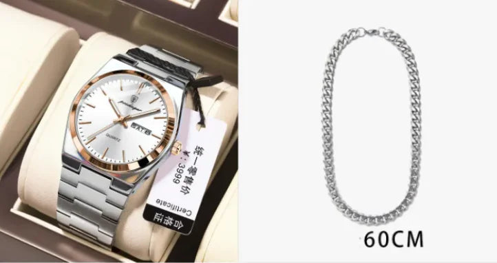 SlimLine Waterproof Quartz Watch WEM Support (www.WEM.support)