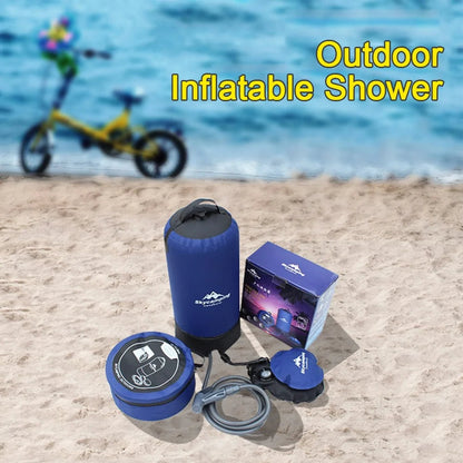 Outdoor Portable Inflatable Camping Shower WEM Support (www.WEM.support)